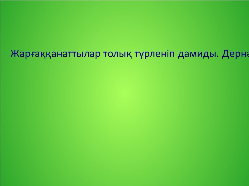 Жарғаққанаттылар толық түрленіп дамиды. Дернәсілдері құрттәрізді немесе жалған жұлдызқұрттар. Тоғышар түрлерінде аяқтары толығымен редуцияланған.